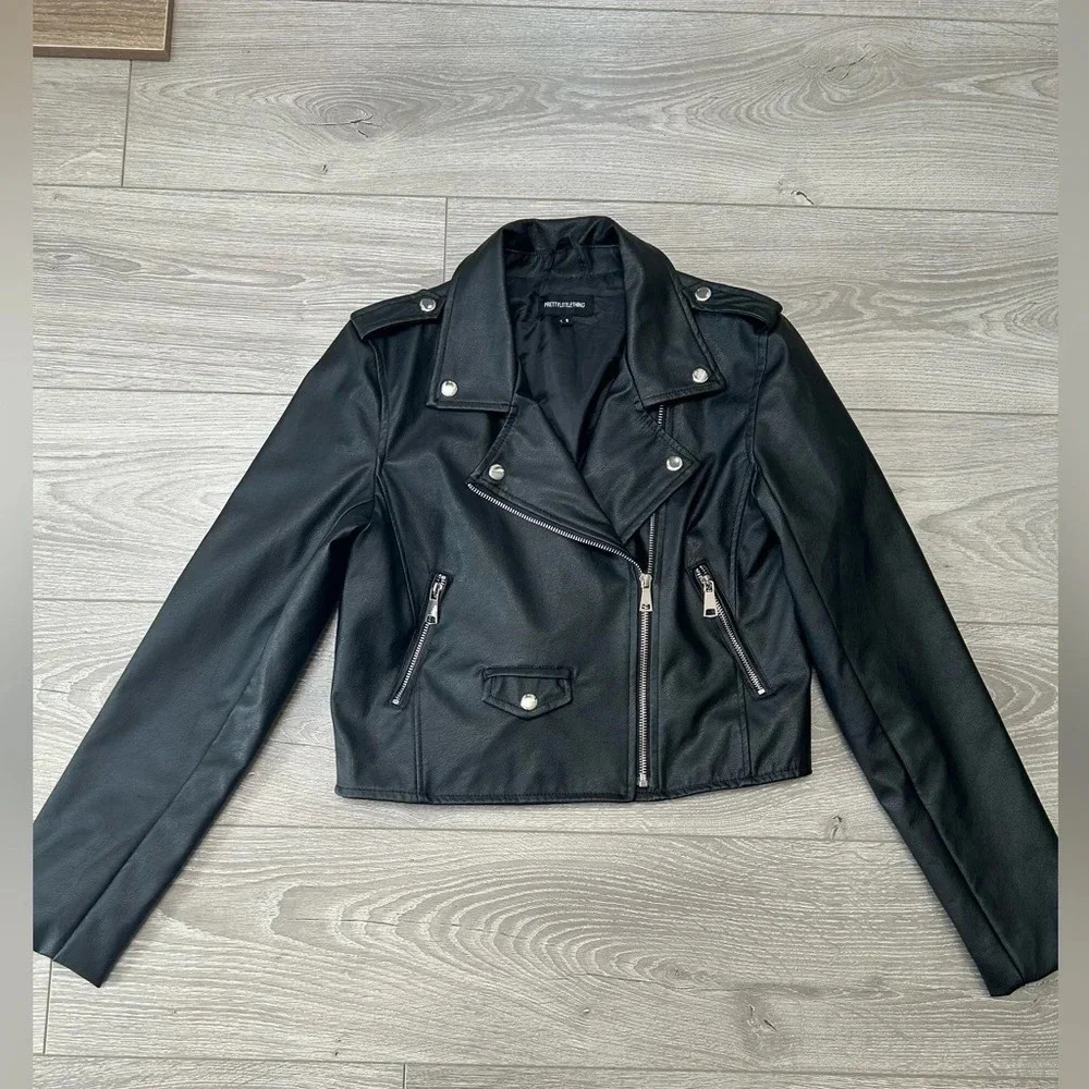 Pretty  little thing Faux Leather jacket